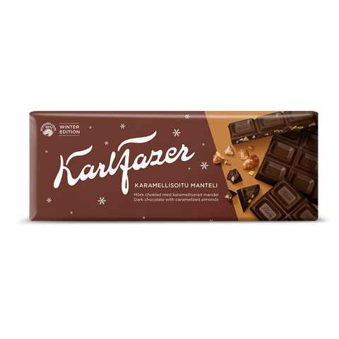 Fazer Almond Dark Chocolate Winter