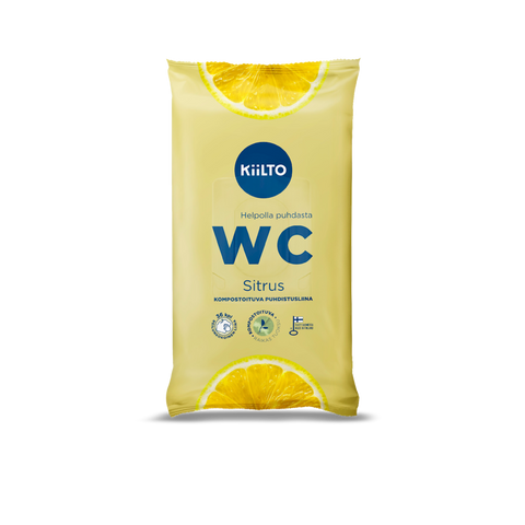 Kiilto Citrus Toilet Cleaning Wipes