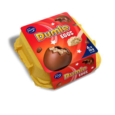 Fazer Dumle Mousse Egg 4-Pack