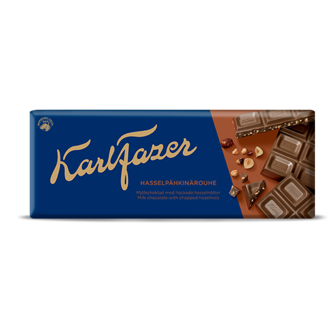 Fazer Chopped Hazelnuts Bar 180g