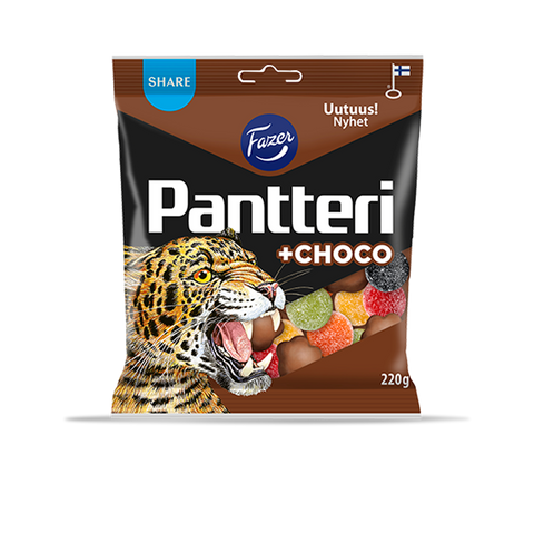 Fazer Pantteri Choco 220g