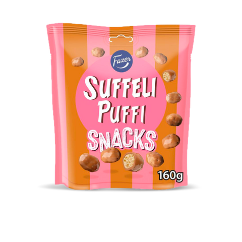 Fazer Suffeli Puffi Snacks 160g