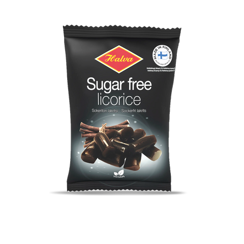 Halva Sugar Free Soft Black Licorice