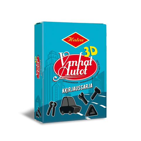 Halva Old Cars 3D Salmiac Candy Repair Kit