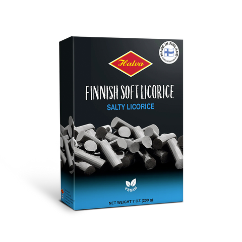 Halva Finnish Soft Salty Licorice Box