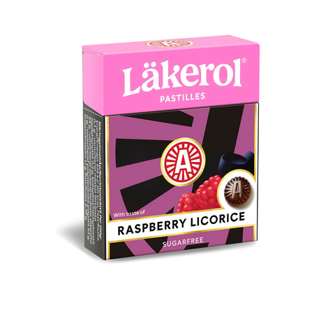 Cloetta Läkerol Classic Raspberry Licorice Pastilles