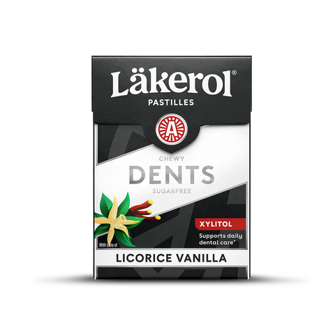 Cloetta Läkerol Dents Licorice Vanilla