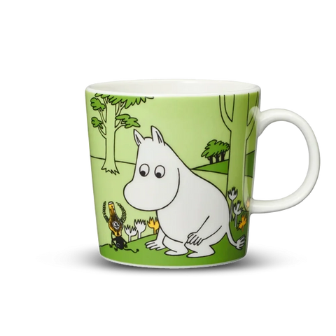 Arabia Moomin Mug Moomintroll Green