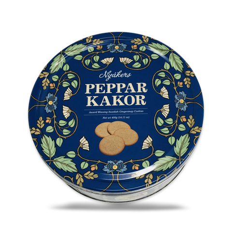 Nyåkers Ginger Snaps Blue Tin