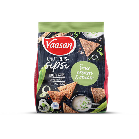 Vaasan Sour Cream & Onion Chips