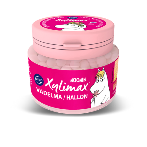 Fazer Moomin Xylimax Raspberry Pastilles